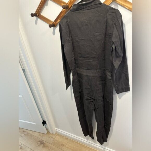 SANDRINE ROSE x FREE PEOPLE BLACK & GOLD JUMPSUIT - Picture 4 of 11